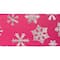 2.5" x 80ft. Pink & Silver Snowflakes Wired Jumbo Ribbon by Celebrate It®
